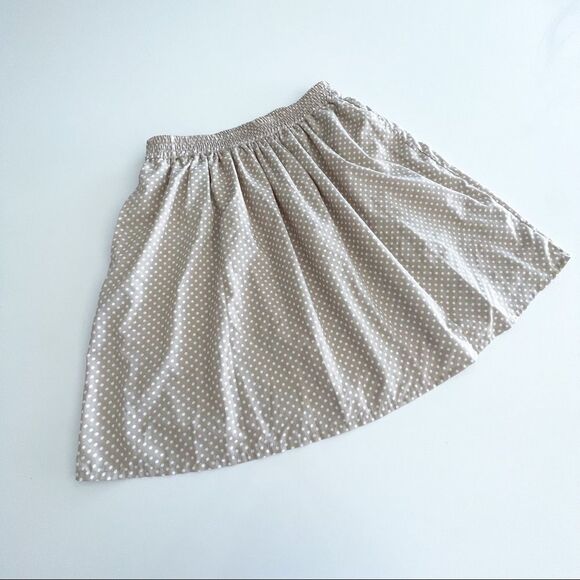 Compania Fantastica // beige skirt with polka dots // Size Medium // EUC - Picture 1 of 7